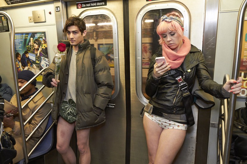 No Pants Subway Ride Moscow