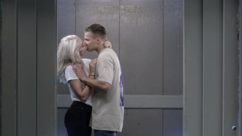 Anastasia Nasonova in stockings