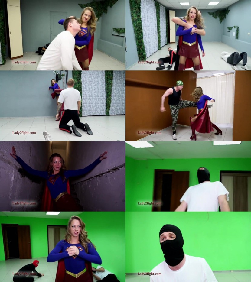 Women's struggle of naked women