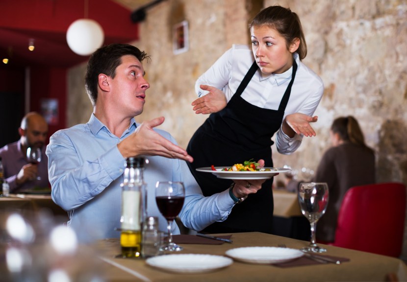 Conflict in the restaurant