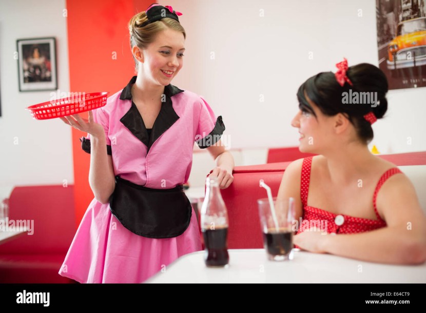 American Diner Waitress