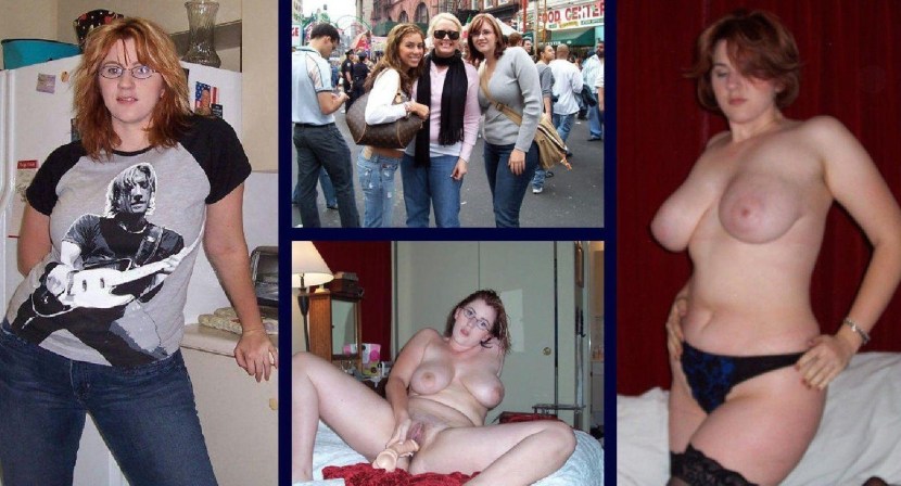 Busty dressed and striped