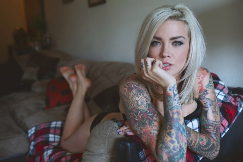 Madison Sky Tattoo model