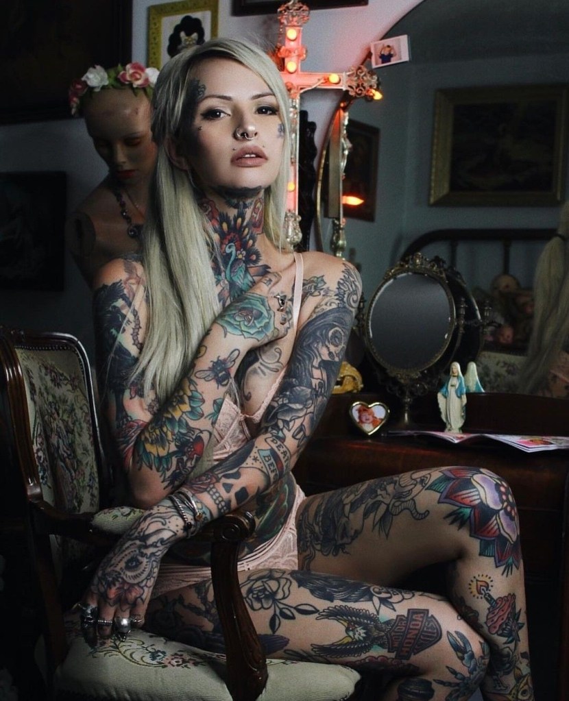 Tatyana Vasilkova tattoo model