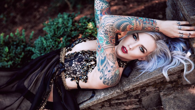 Victoria Sklyanova Tattoo model