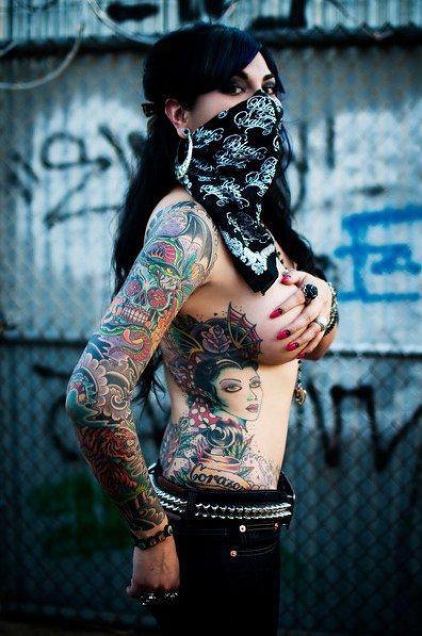 Tattooed brutal girls