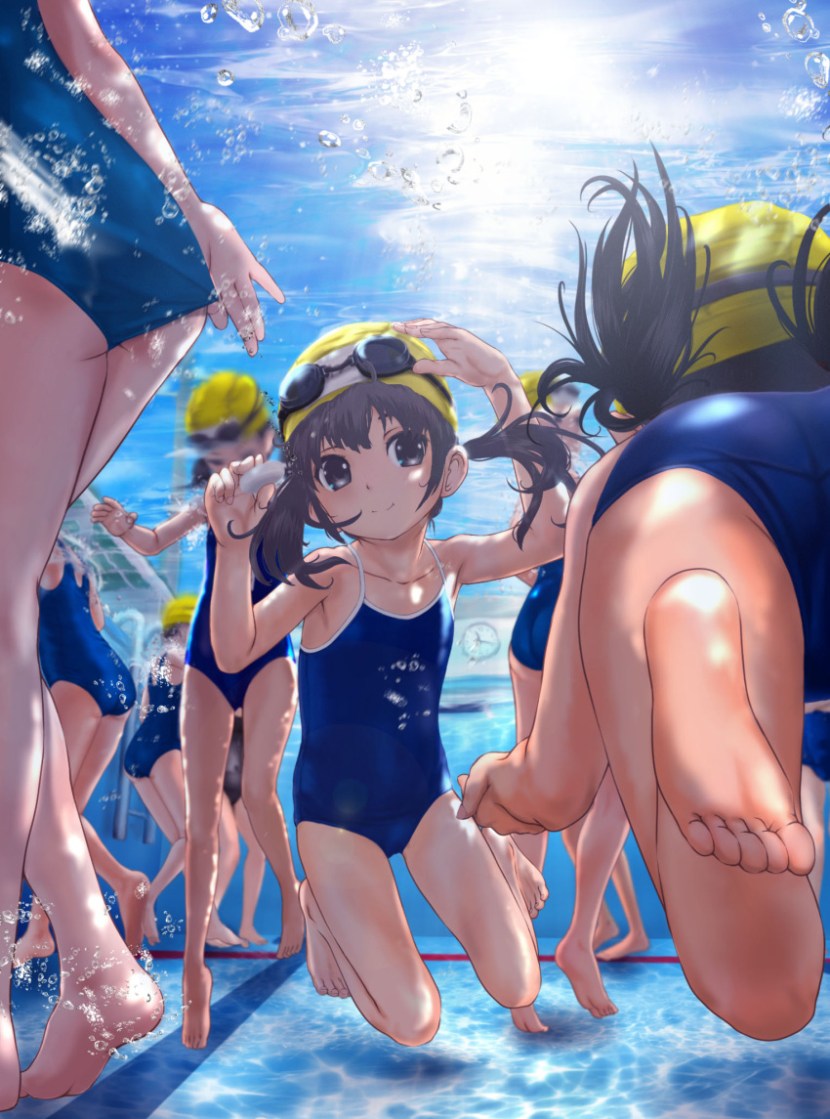 School Swimsuit anime