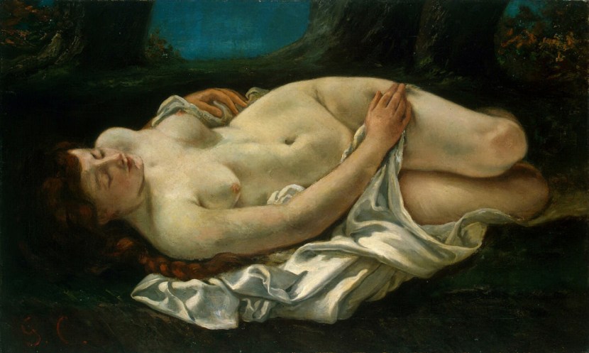 Gustav Courbet sleeping