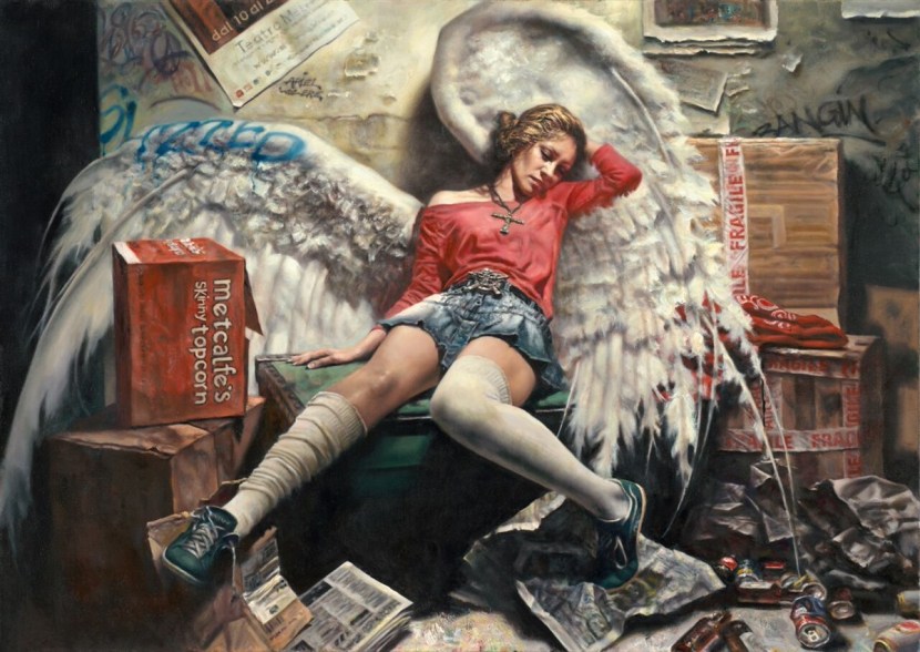 A man undresses a woman