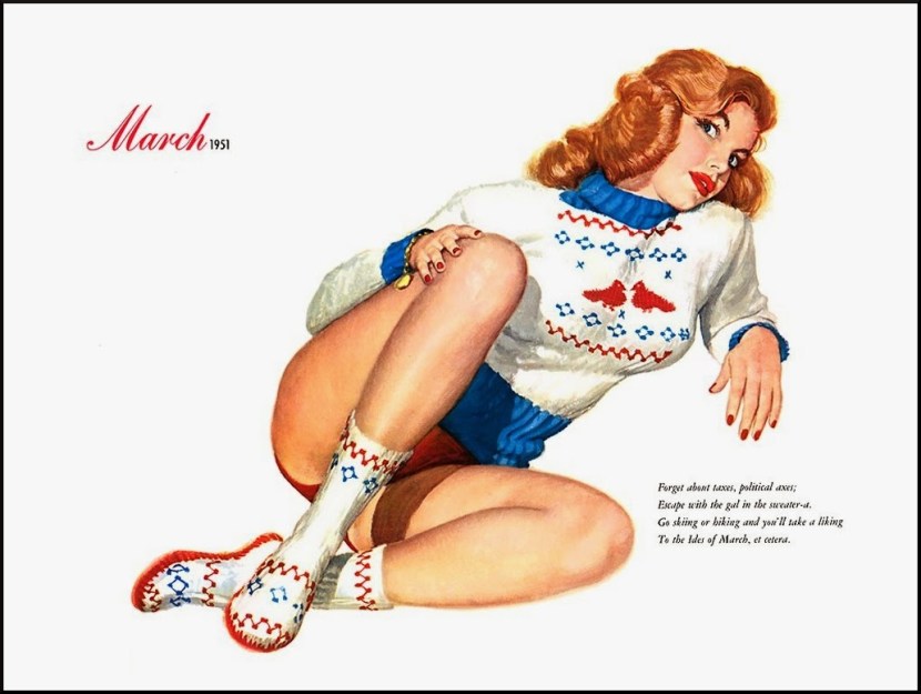 Women's linen of the 50s