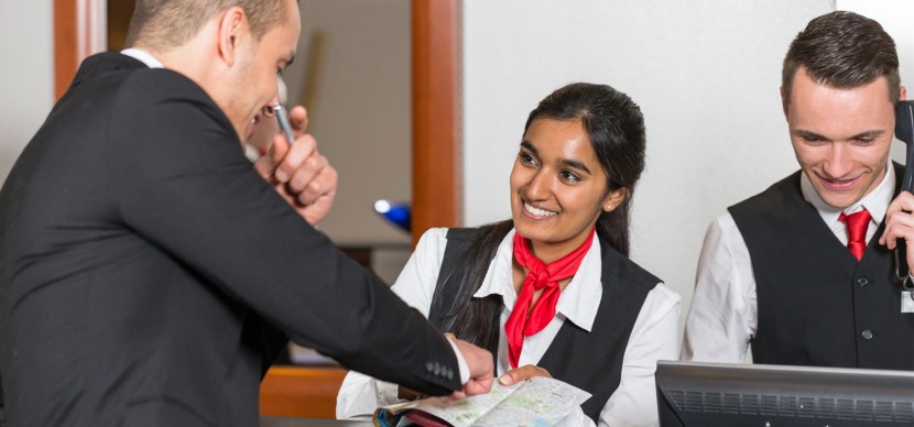 Girl at the reception