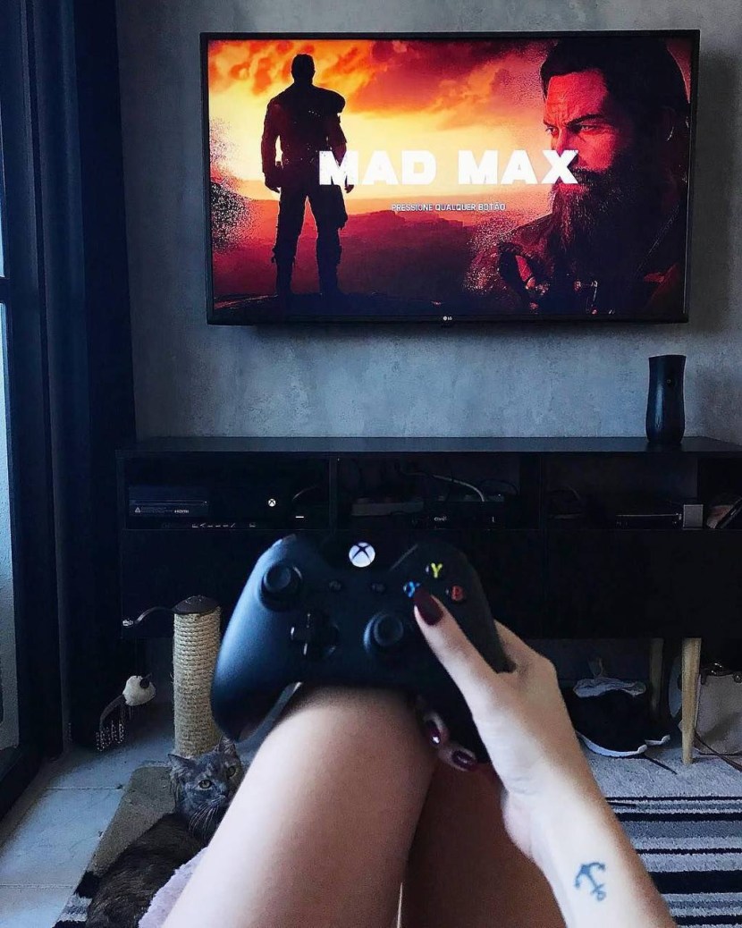 Naked in computer games