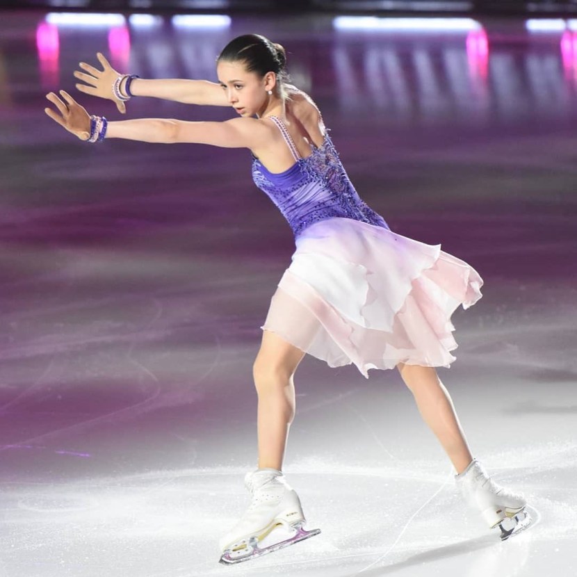 Kamila Valieva on ice