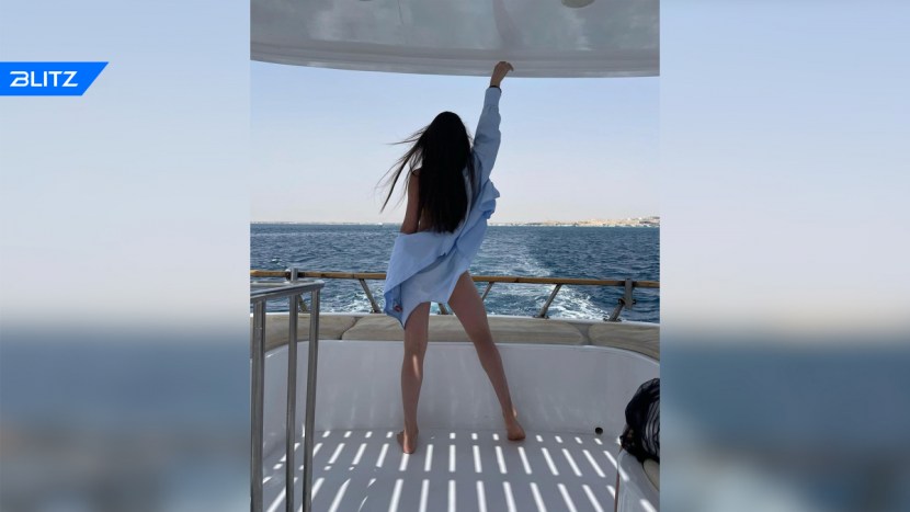 Kamila Valieva at sea