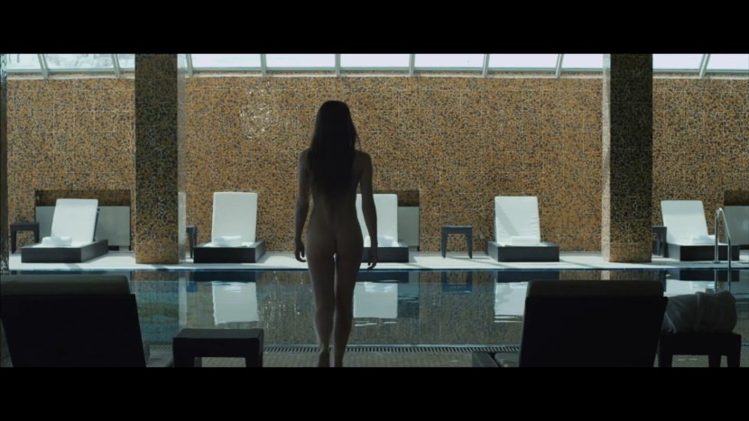 Ekaterina Gamova in a swimsuit