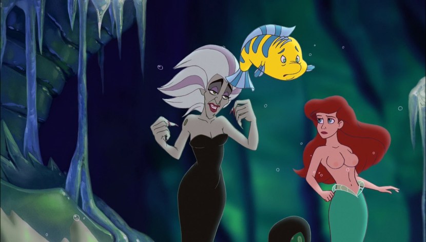 Ariel cartoon Ursula