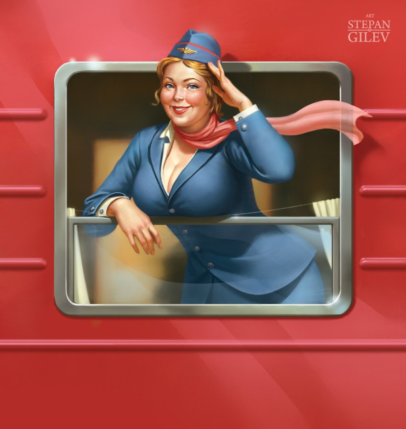 Man and woman on the bus