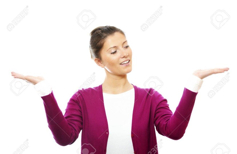 Photo of a girl with the hands of men under a skirt