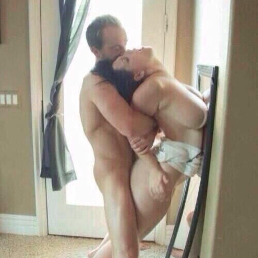 First -person vagina in the mirror