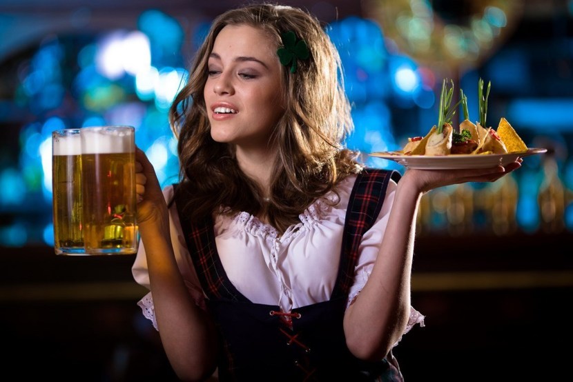 Girl with beer