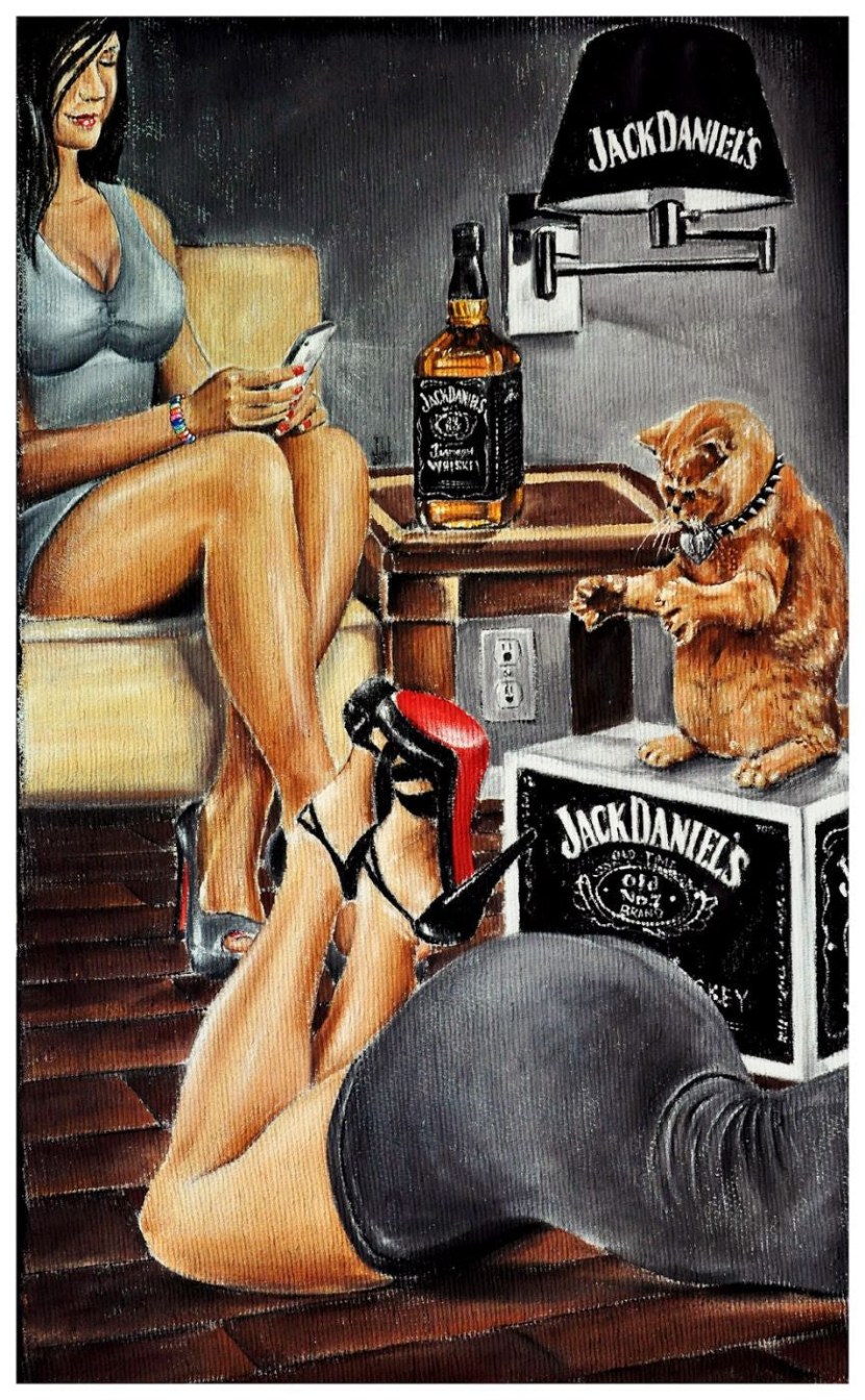 Erotic advertising posters
