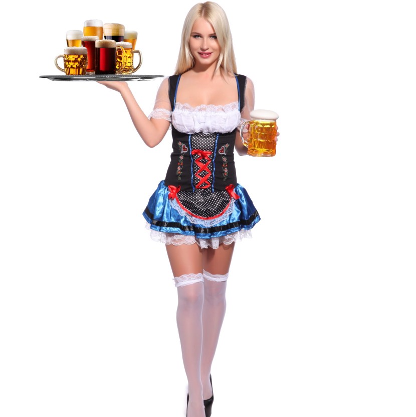 Girl with beer