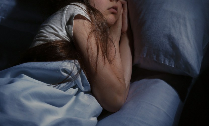 Photo of a naked sleeping blonde