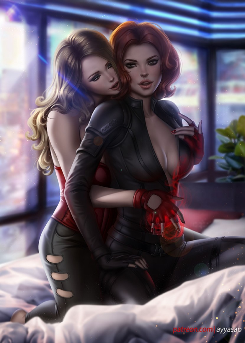 Natasha Romanoff and Scarlet Witch