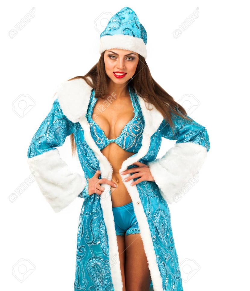 Snow Maiden Nude on a corporate party