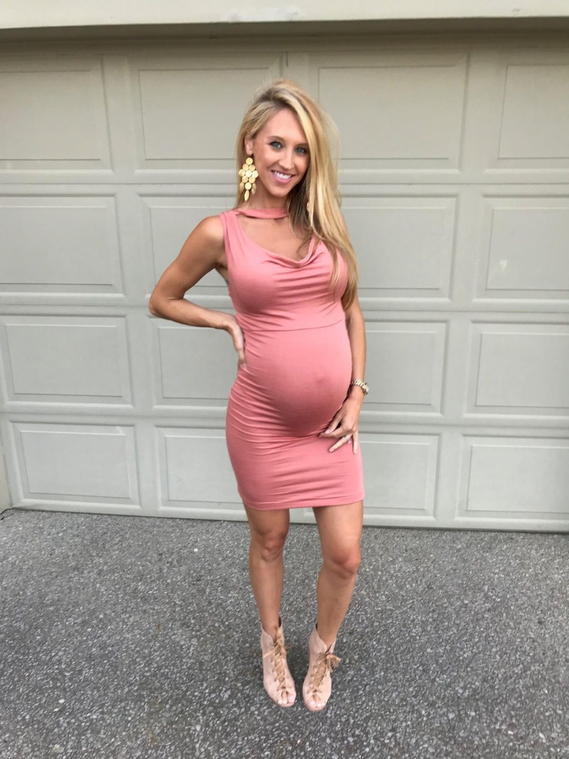 Hannah Polites, pregnant