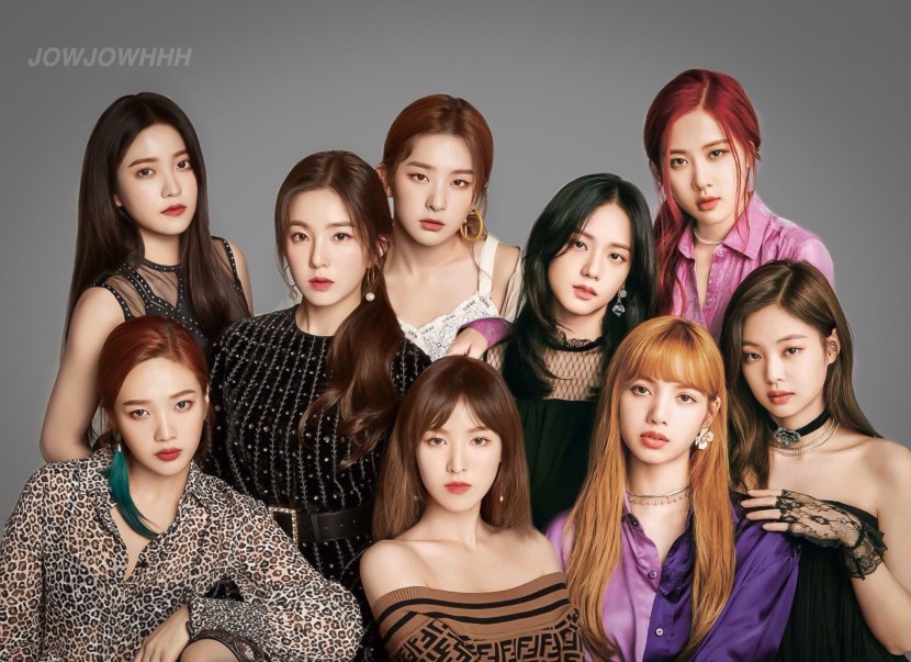 Black Pink and Red Velvet