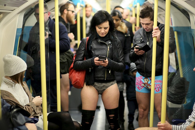 No Pants Subway Ride Moscow