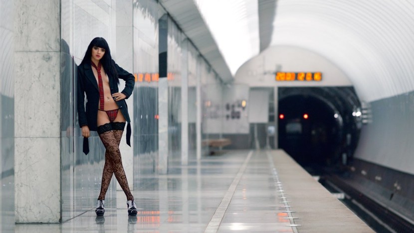 Girls in the subway