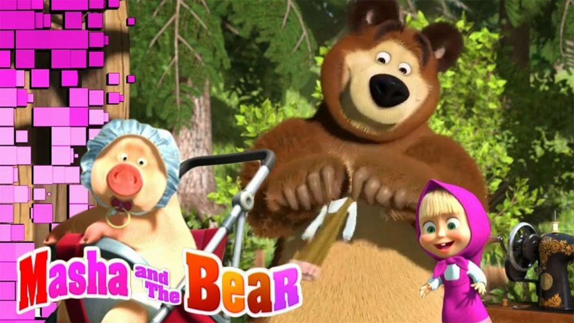 Erotic cartoon Masha and Bear