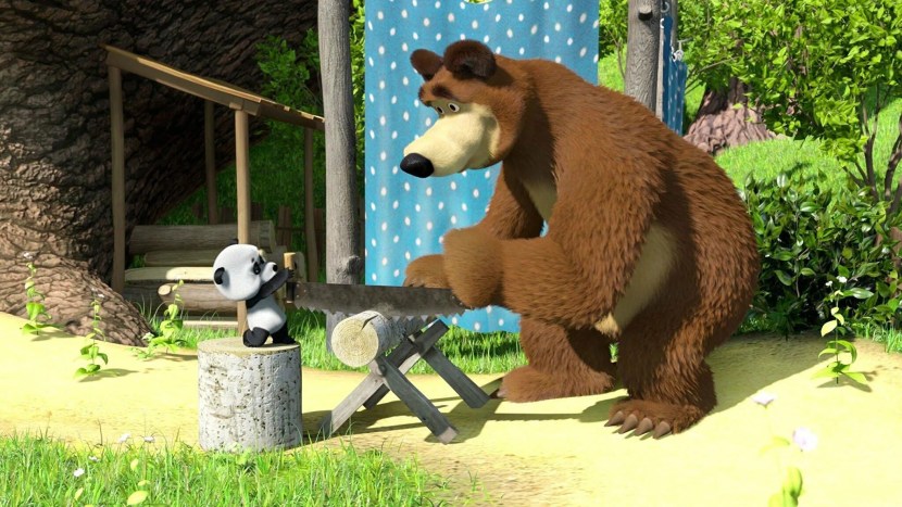 Misha from the cartoon Masha and the bear