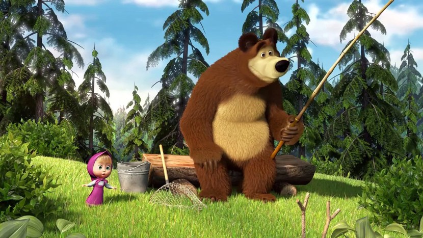 Masha and the bear Interactive menu
