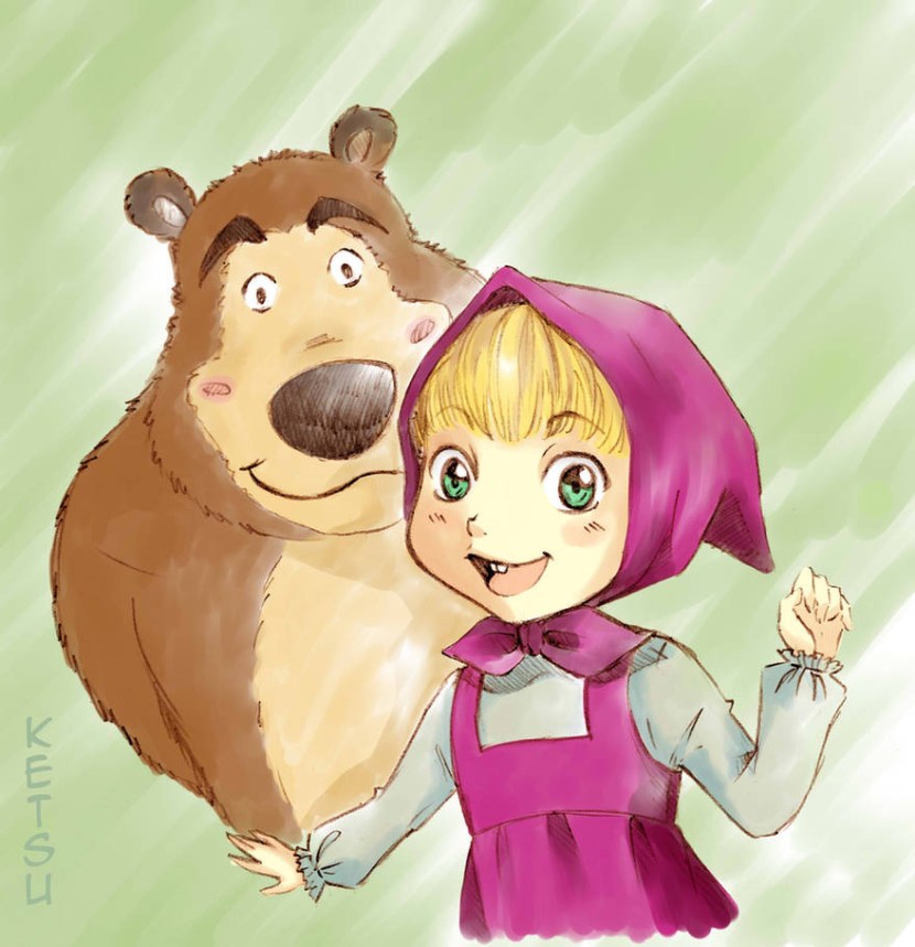 The bear catch up with Masha