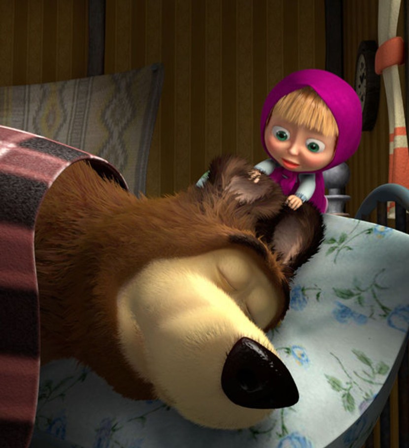 Masha and the Bear 27 Episode Oil Picture