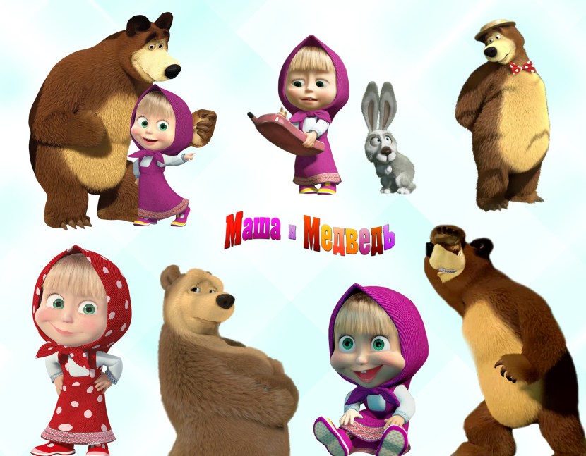 Masha and the Bear Colors