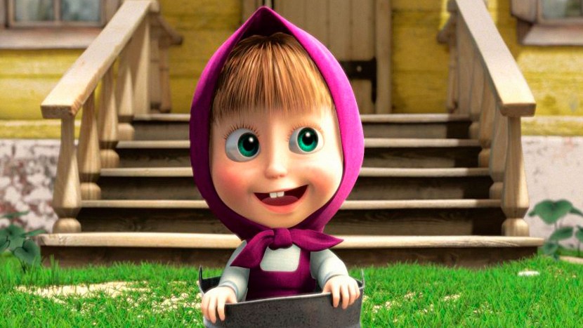 Cartoon Masha and the bear