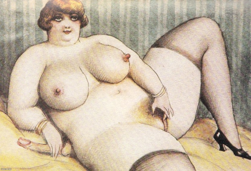 Drawn naked bbw