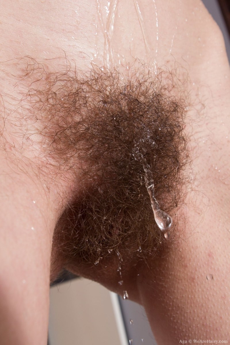 Long pubic hair