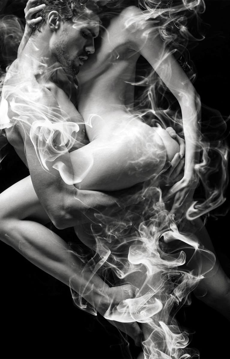 Man and woman passion