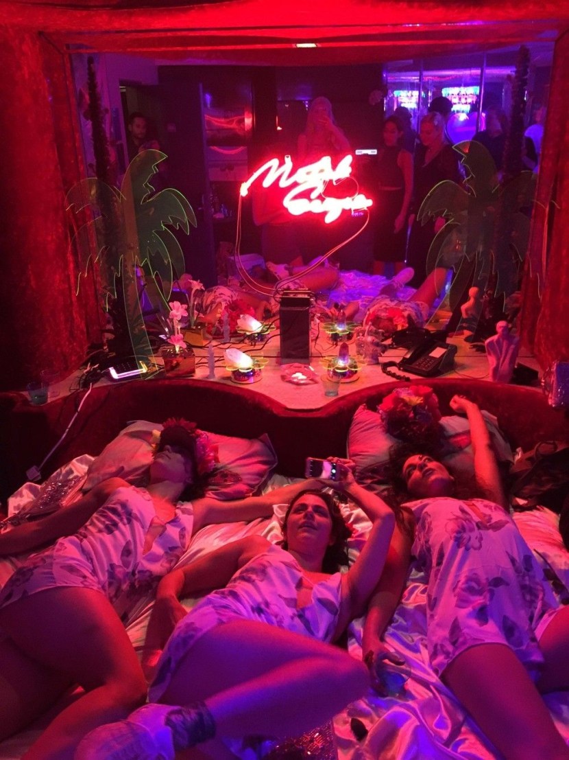 Grange and Neon -style room