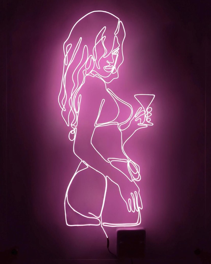 Neon lighting art