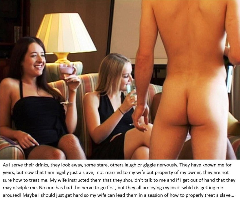 Attractive girl CFNM