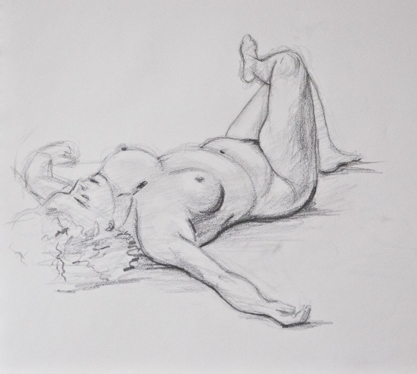 Erotic pictures with a pencil