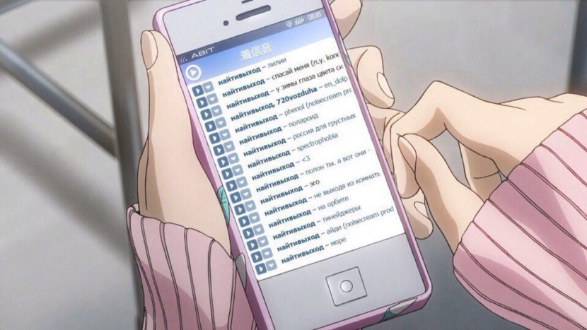 The stencil is the index finger