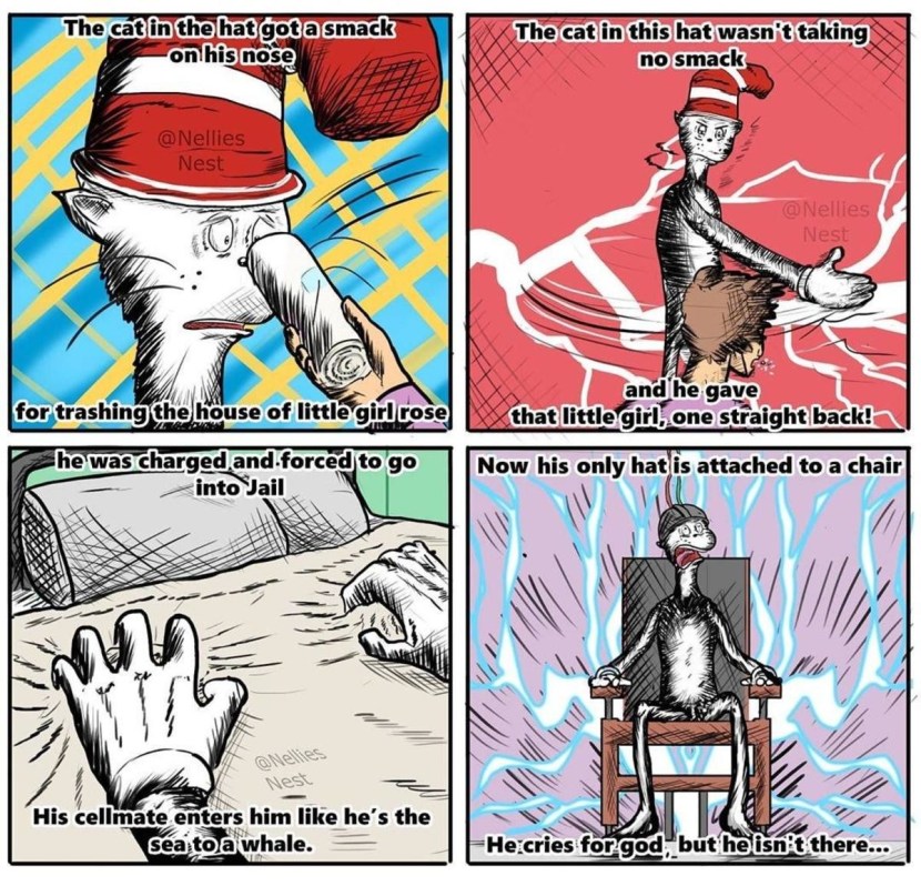 Political compass comic