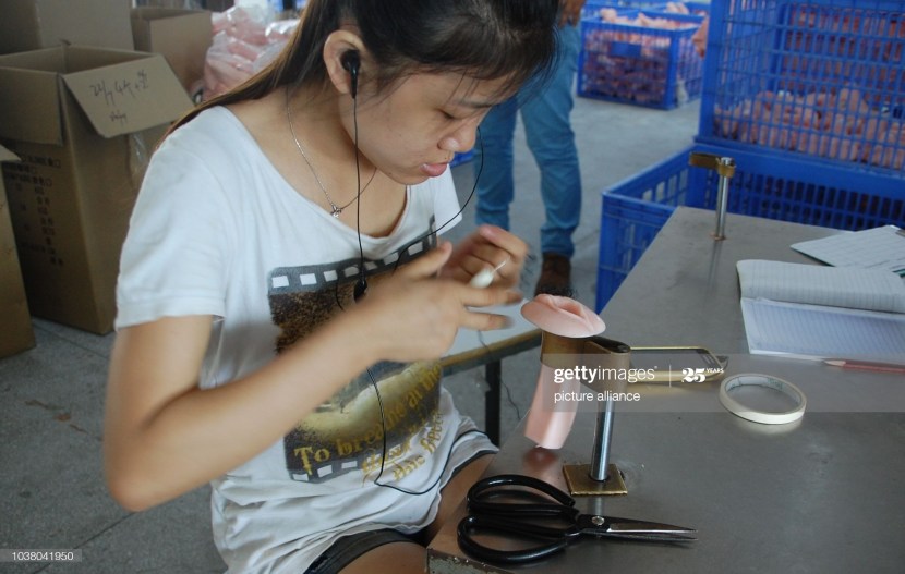 Silicone masturbator